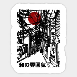 japanese culture style art Sticker